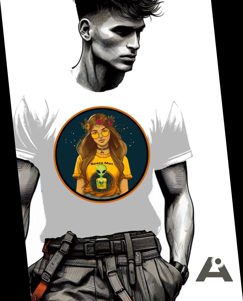 Need some SPACE MAN, this groovy hippie chic design from alpha centauri is for any alien loving human with a intergalactic passion for the weird